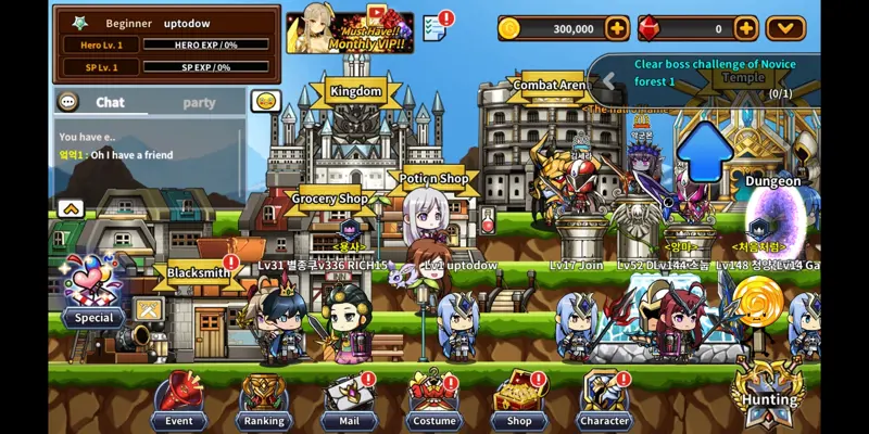 Hero Town Online android App screenshot 14