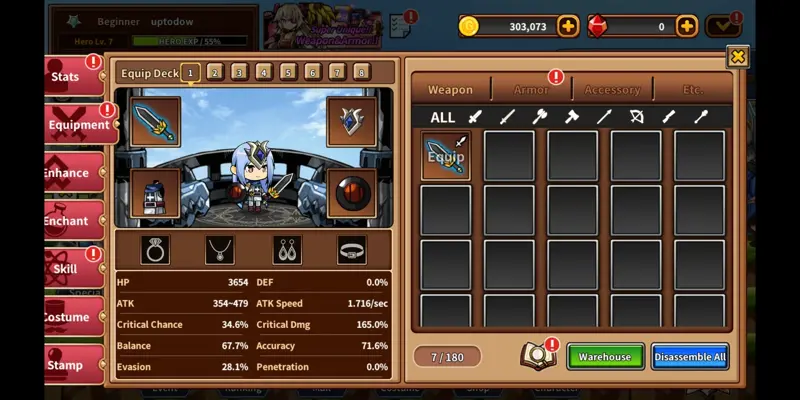 Hero Town Online android App screenshot 1