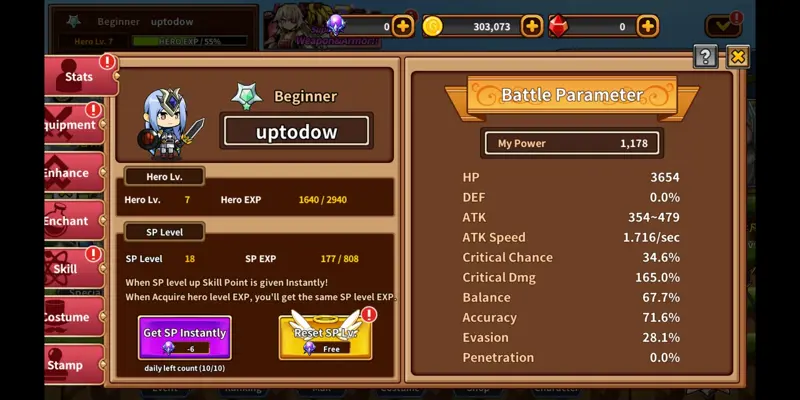 Hero Town Online android App screenshot 2